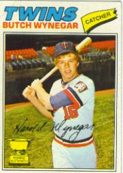 1977 Topps Baseball Cards      175     Butch Wynegar RC